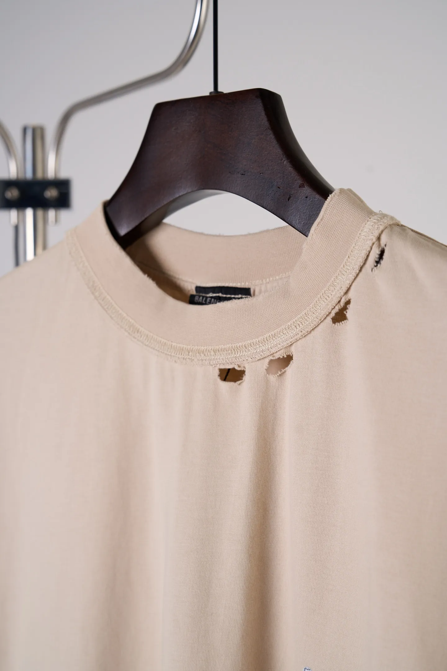 Balenciaga/ T 【In Stock】XS S M L 230g 32S 350g Breathable Wear-Resistant